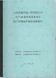 竣工環(huán)境保護(hù)驗(yàn)收檢測(cè)報(bào)告